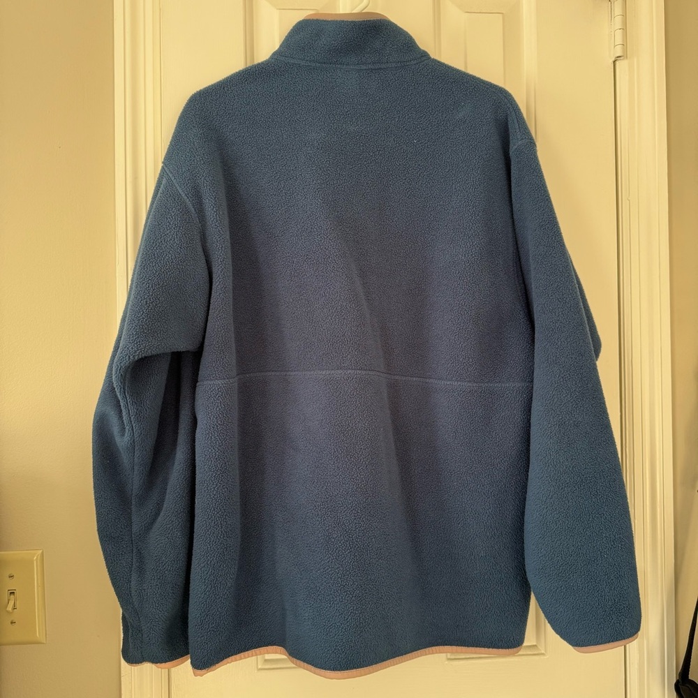 Patagonia Synchilla Half-Zip Fleece in Blue with Pink trim - Picture 7 of 7